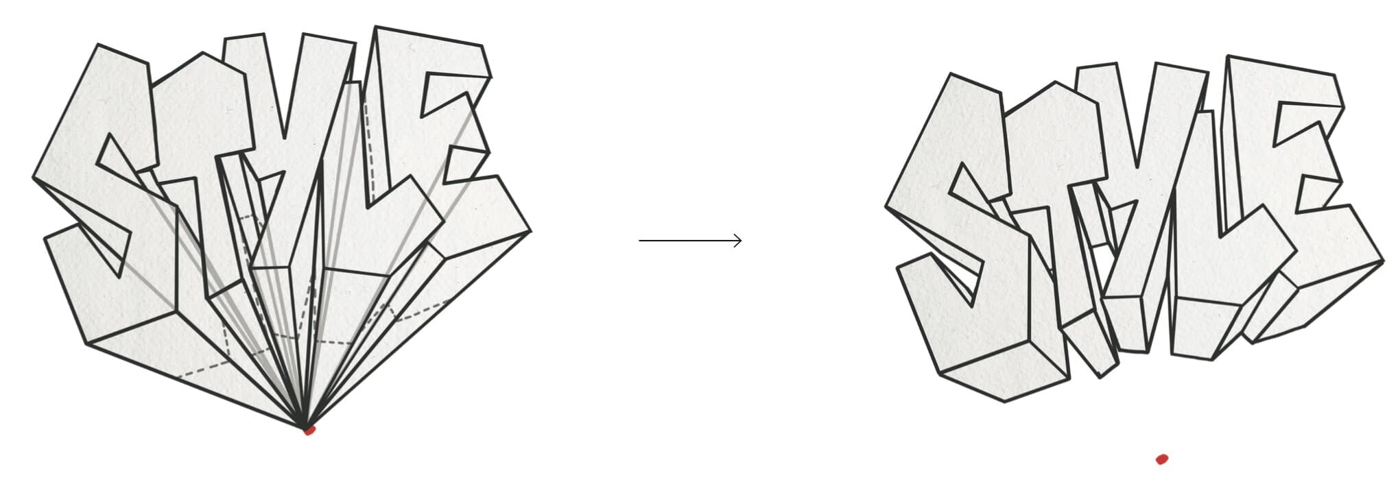 How to do Graffiti Shadows Drop down and 3D shadows GraffitiBible