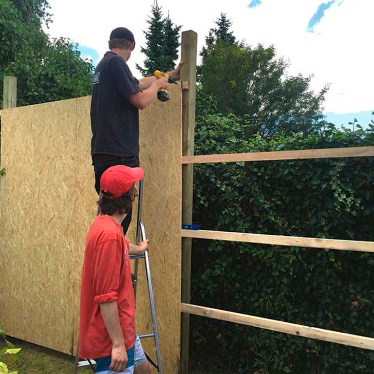 Making a graffiti wall