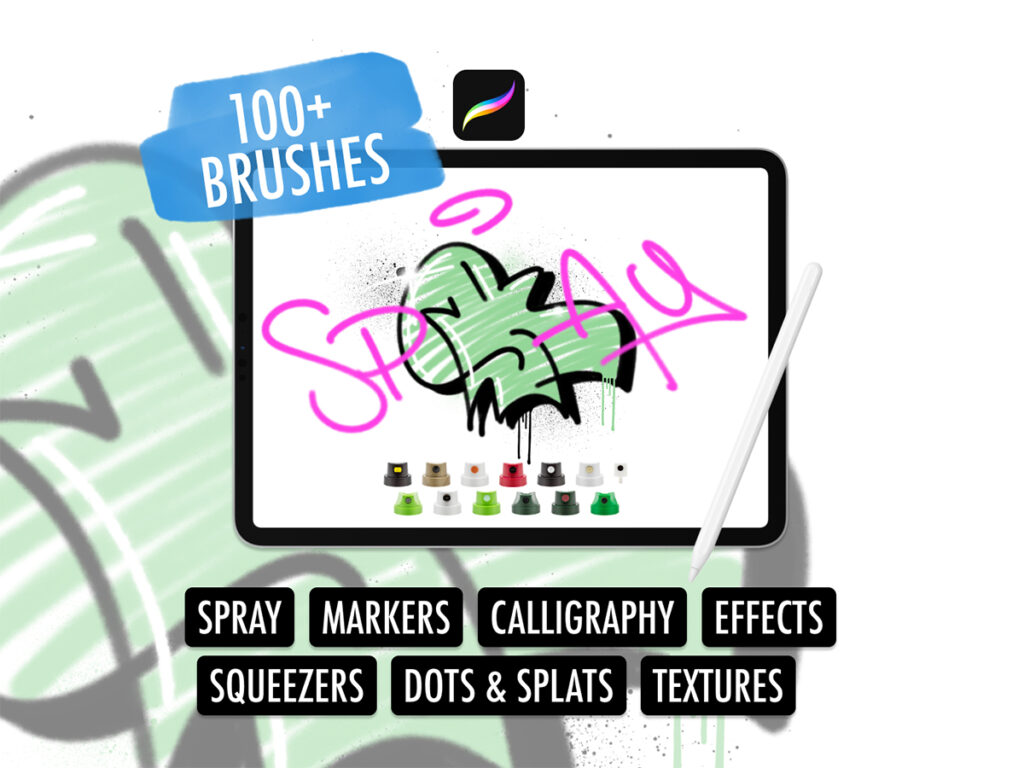 GraffitiBible Brush Pack For Procreate