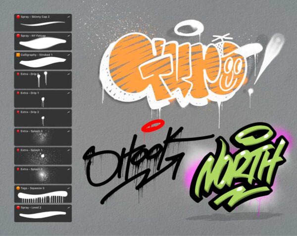 Graffiti Brushes For Procreate - Full Pack - GraffitiBible