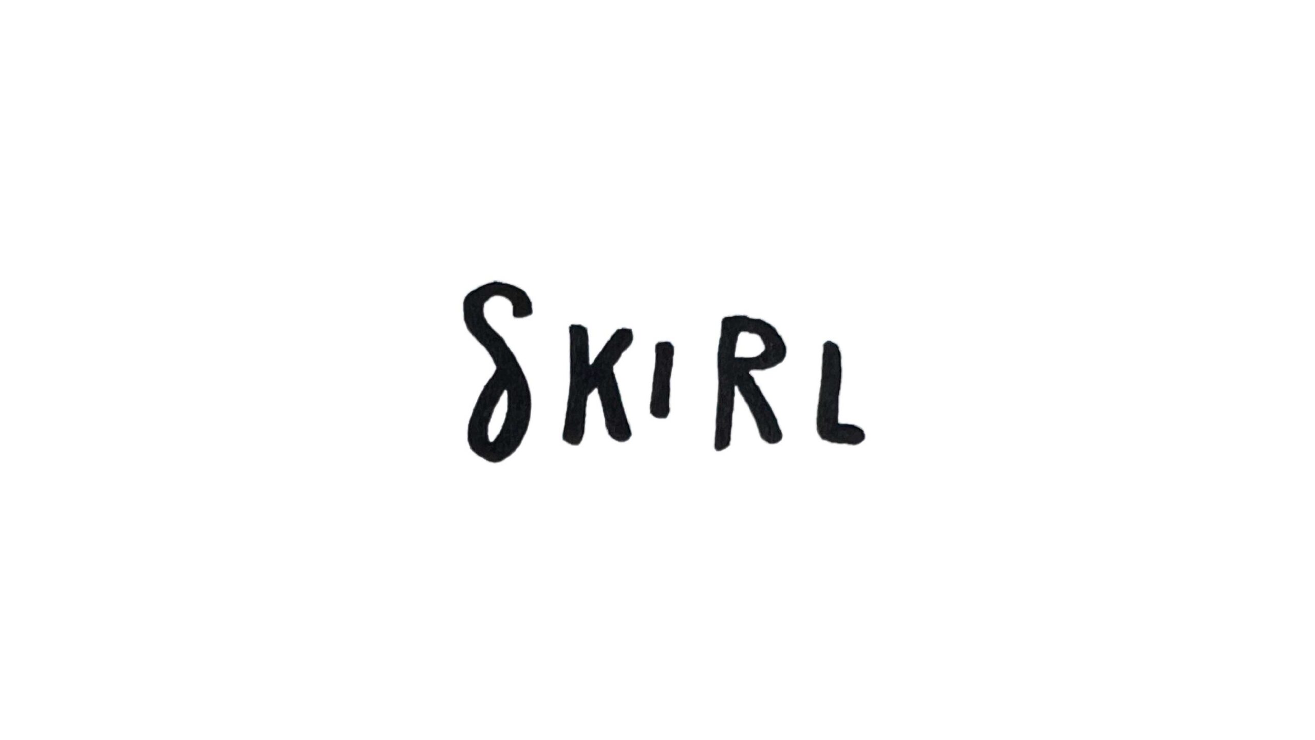 Graffiti writer SKIRL tag