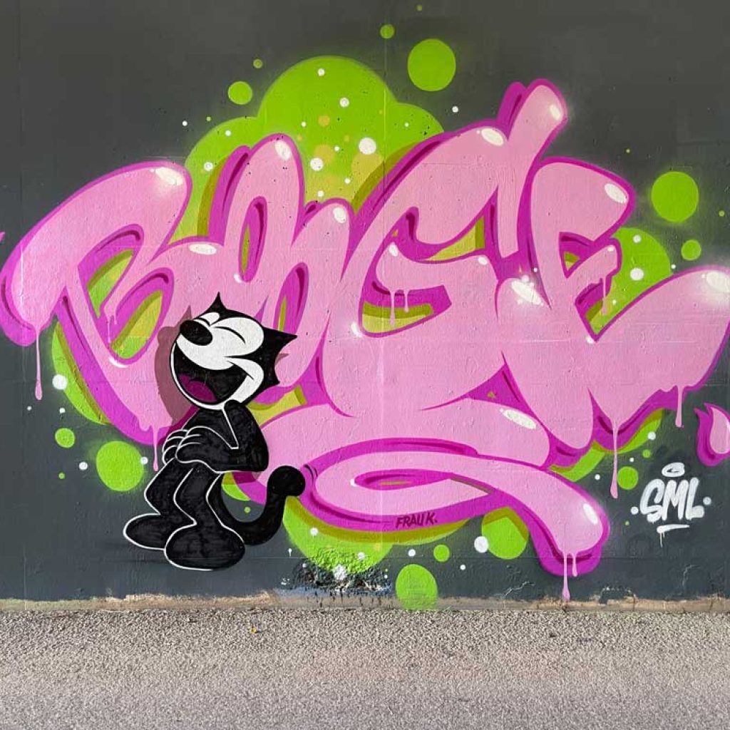 boogie graffiti piece 2022