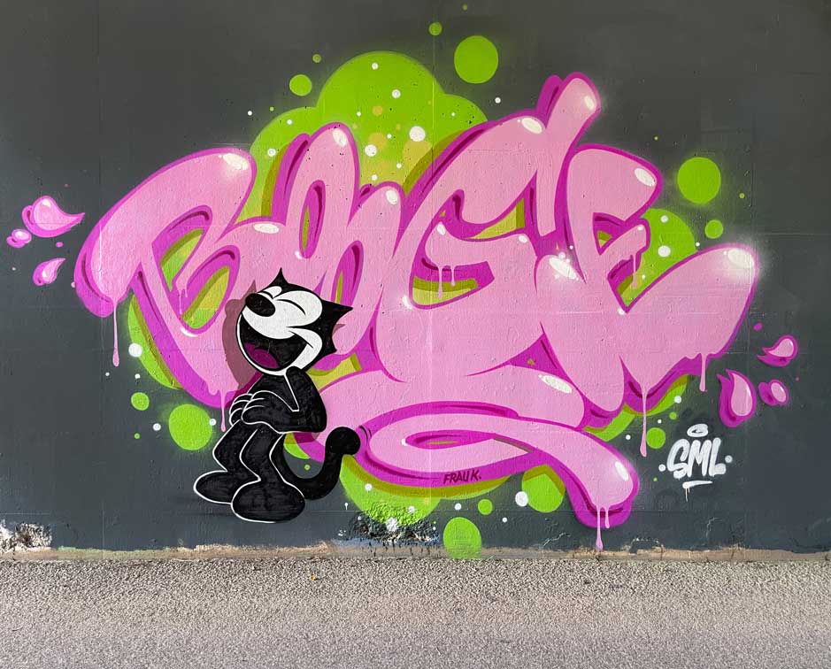 boogie graffiti piece 2022