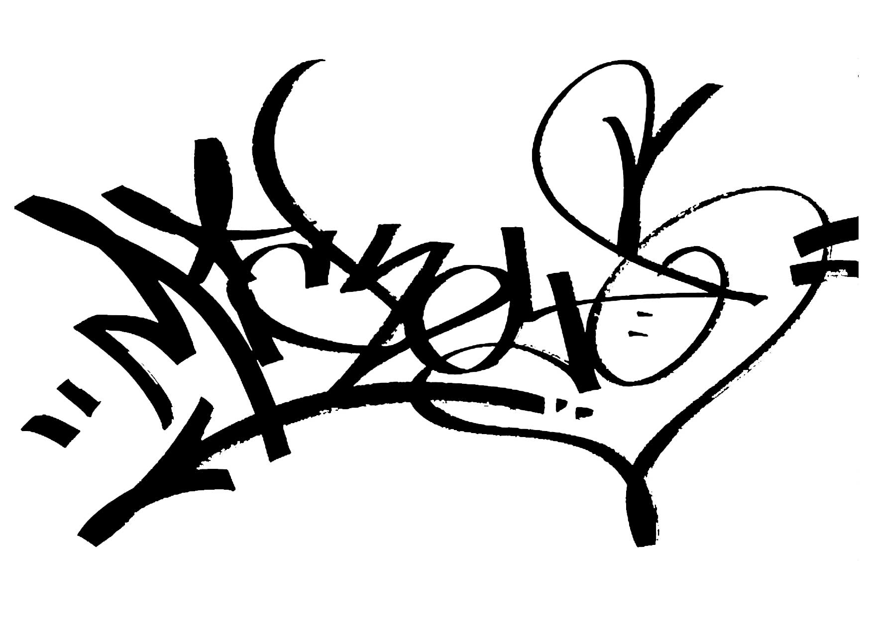 Graffiti Writer Mickey tag