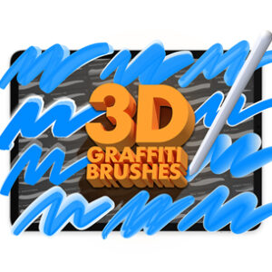 3D brushpack – Procreate 3D brushpack