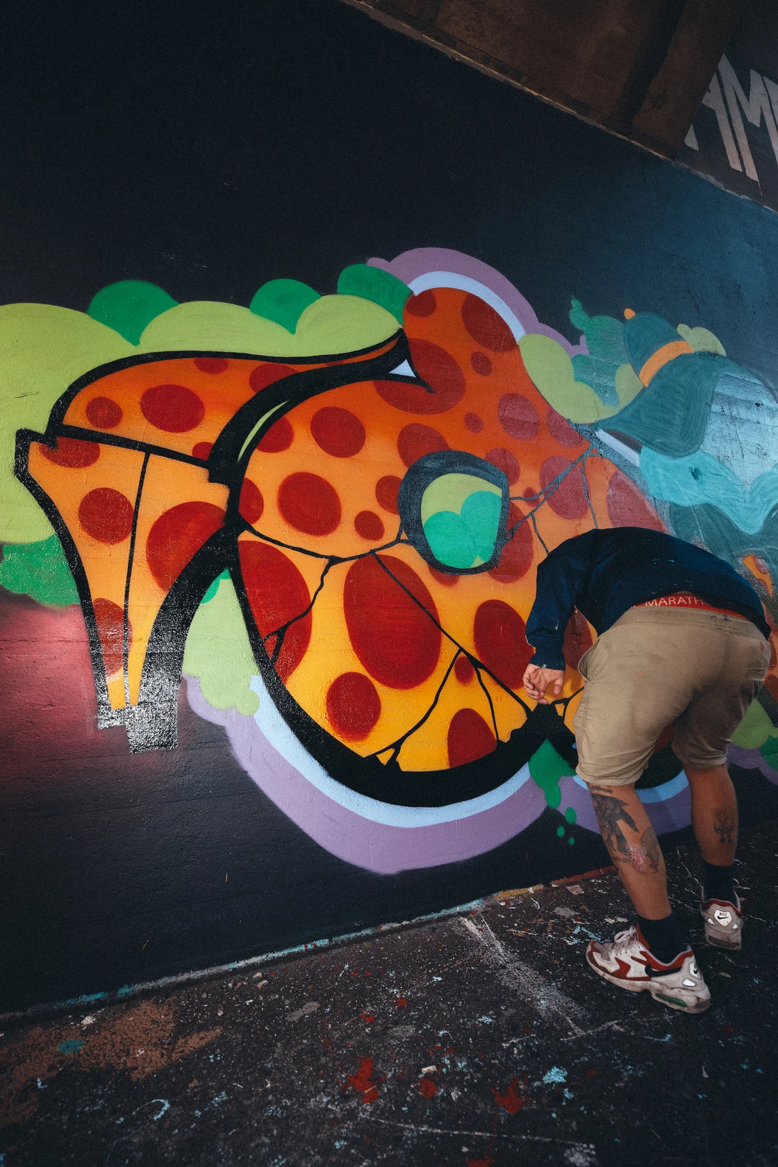 Graffiti template procreate christmas