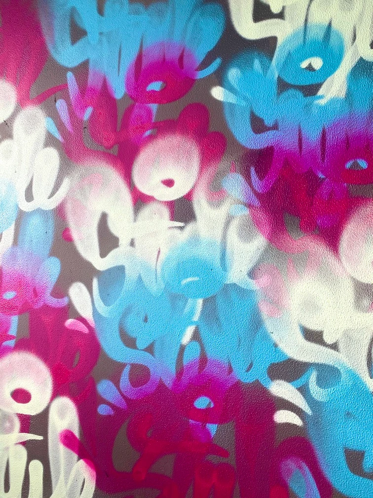 Graffiti template procreate christmas