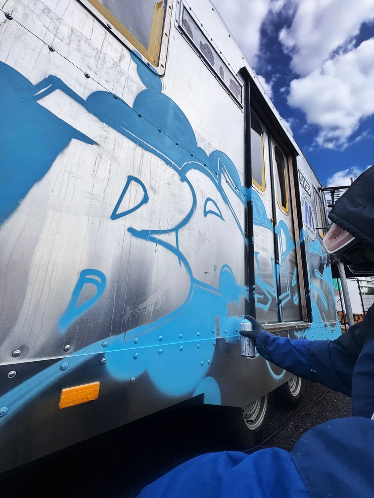 Graffiti template procreate christmas