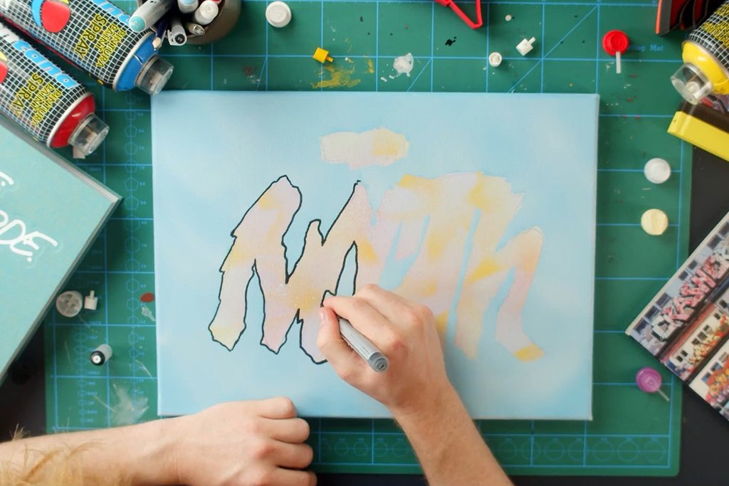 Graffiti Writer SEMOR piece 2011